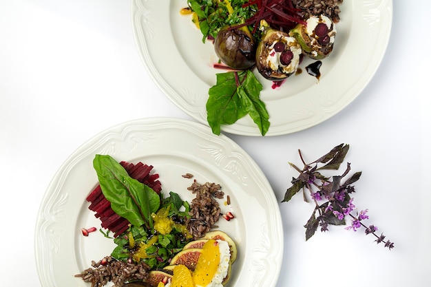 Talerz z apetycznym daniem